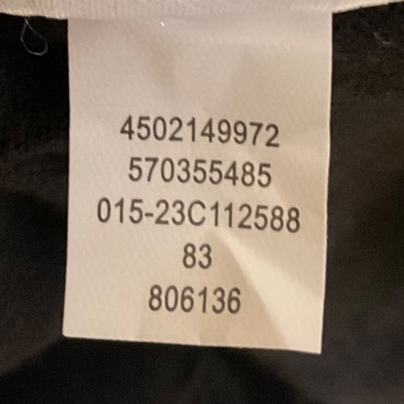 NEW Chico's Black Knit Long Sleeve Sweater Top with Lace Trim Size S (Sz 1) - Picture 6 of 8